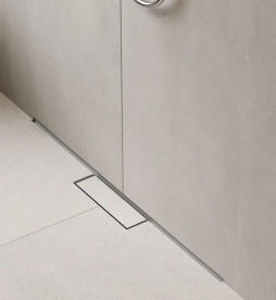 Внешняя часть водосточного желоба Hansgrohe RainDrain Minimalistic 1200 мм нержавеющая сталь 56223000