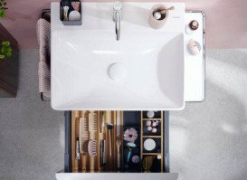 Органайзер для тумбы Hansgrohe IntraStoris 11,5х34 см натуральный дуб 54146230