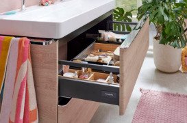 Органайзер для тумбы Hansgrohe IntraStoris 11,5х34 см натуральный дуб 54146230