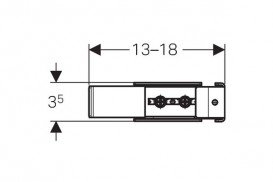 Внутренний угол Geberit Duofix 111.844.00.1