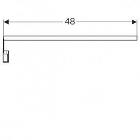 Внутренняя подсветка Geberit Group 48 см для выдвижного ящика 501480000