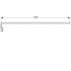 Внутрішнє підсвічування Geberit Group 73.5 см для висувного ящика 501735000