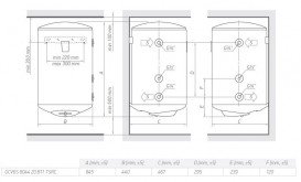 Водонагреватель комбинированный Tesy BiLight 80 л белый GCV6S (L) 8044 20 B11 TSR