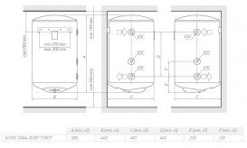 Водонагреватель комбинированный Tesy BiLight 100 л белый GCV9S (L) 10044 20 B11 TSR