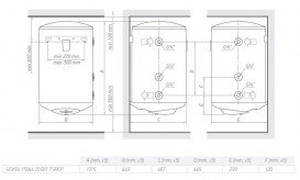 Водонагрівач комбінований Tesy BiLight 150 л білий GCV9S (L) 15044 20 B11 TSRP