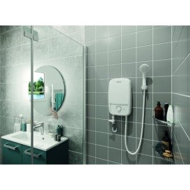 Водонагреватель проточный Atlantic Tempo Lite IECI-SW2P55 SP 5.5 kW белый 811033