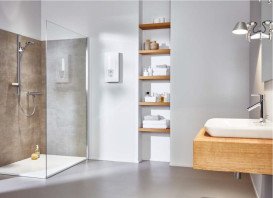 Водонагрівач проточний Clage DEX 12 Next 8,8/11,5 кВт білий 3200-36412