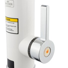 Проточний водонагрівач Kroner KRM Volt-CW189 з краном білий/хром CV023242