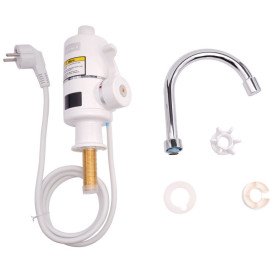 Водонагреватель проточный Kroner KRM Volt-CW090 с краном хром/белый CV014407