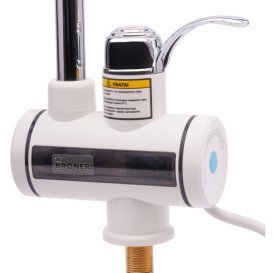 Водонагреватель проточный Kroner KRM Volt-CW091 с краном хром/белый CV020401