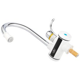 Водонагреватель проточный Kroner KRM Volt-CW091 с краном хром/белый CV020401