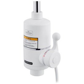 Водонагреватель проточный Kroner KRM Volt-CW190RFA с краном хром/белый CV023246