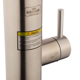 Проточний водонагрівач Kroner KRP Volt-ESG088 з краном нікель CV022965