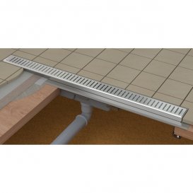 Водовідвідних жолоб AlcaPlast Low з порогами для перфорованої решітки APZ1101-750