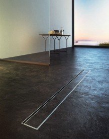 Водосточный желоб AlcaPlast APZ7 650 мм с решеткой Floor под плитку APZ7-650