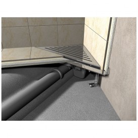 Водосточный желоб AlcaPlast ARZ1 угловой нержавеющая сталь ARZ1