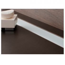 Водосточный желоб Pestan Confluo Frameless Line 750 мм белое стекло 13701214 