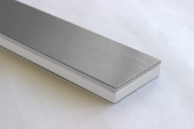 Водосточный желоб Pestan Confluo Frameless Line 750 мм белое стекло 13701214 