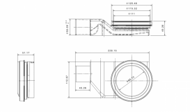 Водосточный желоб Pestan Confluo Premium White Glass Line 650 белое стекло 13000283