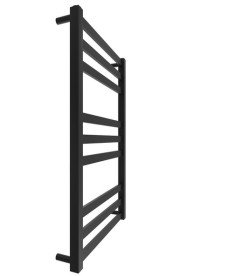 Водяной полотенцесушитель Mario Чикаго 800х530/500 черный матовый 4820111357499