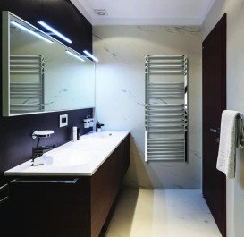 Водяна сушка для рушників Mario Inox Гера-Люкс 1170х530/500 нержавіюча сталь хром 4820258986781