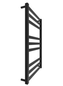Водяной полотенцесушитель Mario Inox Чикаго 770х530/500 нержавеющая сталь черный мат 4820258989188