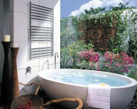 Водяна сушка для рушників Mario Inox Гера 770х530/500 нержавіюча сталь хром 4820258986743