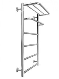 Водяной полотенцесушитель Mario Inox Hotel  770х530/500 с полкой нержавеющая сталь хром 4820258986804