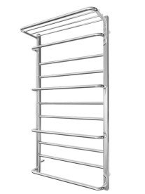 Водяной полотенцесушитель Mario Inox Люксор 1170х630/600 с полкой нержавеющая сталь хром 4820258987122