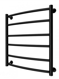 Водяной полотенцесушитель Mario Классик 600x530/500 черный матовый 4820258983087