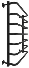 Водяной полотенцесушитель Mario Стандарт 700x530/500 черный мат 4820258983124