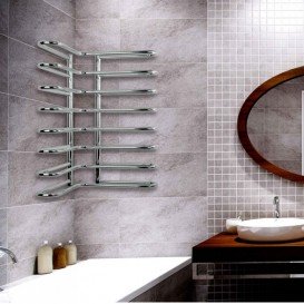 Водяний полотенцесушитель Mario Кутова 800x505 / 160 мм нержавіюча сталь 4820111350674