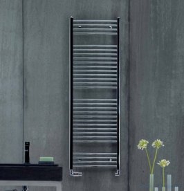 Водяной полотенцесушитель Zehnder Aura 1217х500 мм для закрытых систем отопления хром PBCZ-120-050