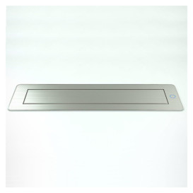 Блок розеток що обертається ASA Plastici Versaturn 3.0 3х220В+USB type А+С нержавіюча сталь 060.24F.00033