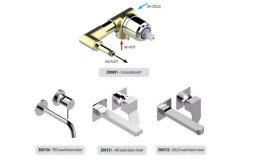 Встраиваемая часть для настенного однорычажного смесителя для раковины Bossini Z00801000000005