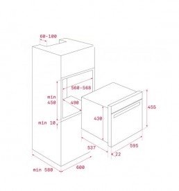 Вбудована мікрохвильова піч Teka Maestro MLC 844 44 л біле скло 40584403