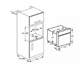 Вбудована мікрохвильова піч Teka Rustica MWR 32 BIA VB 32 л ваніль/латунь 40586036
