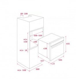 Встраиваемая микроволновая печь Teka UrbanColor MLC 8440 44 л черное стекло 111160003