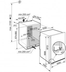 Встраиваемая морозильная камера Liebherr EG 1624 Comfort сталь белый EG 1624