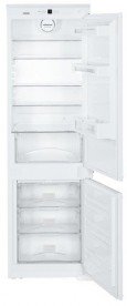 Вбудований двокамерний холодильник Liebherr ICUNS 3324 Comfort NoFrost сталь білий ICUNS 3324-20 001