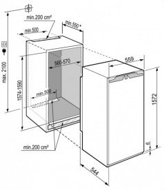 Вбудований однокамерний холодильник Liebherr IKBP 2964 Premium BioFresh сталь білий IKBP 2964