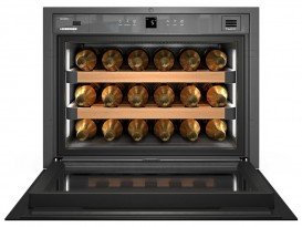 Вбудована винна шафа Liebherr WKEgb 582 GrandCru нержавіюча сталь/скло чорний WKEgb 582-21 001