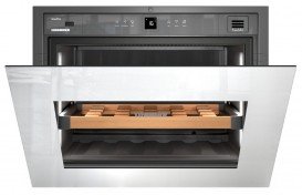 Встраиваемый винный шкаф с ящиком для аксессуаров Liebherr WKEgw 582 + 9901086 GrandCru нержавеющая сталь/стекло белый WKEgw 582+9901086