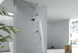 Вбудований електронний термостат Tres Shower Technology чорний/хром 09288299