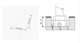 Вбудований механізм Ravak R-box RB 07A.50 для змішувачів для підлоги X070427