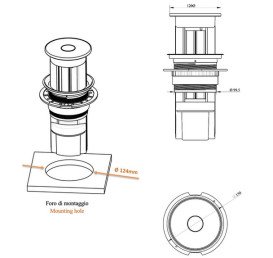 Выдвижной розеточный блок ASA Plastici VersaElite 3х220В+2xUSB type А+А алюминий/черный 060.05F.00007