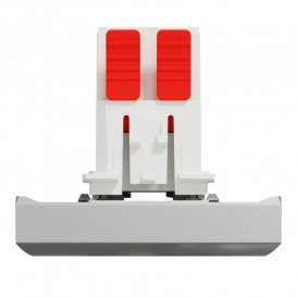 Выключатель перекрестный Schneider Electric Unica New 1-клавишный схема 7 2 модуля алюминий NU320530