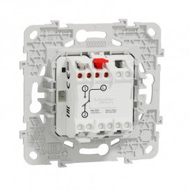 Выключатель проходной Schneider Electric Unica New 1-клавишный схема 6 белый NU520318