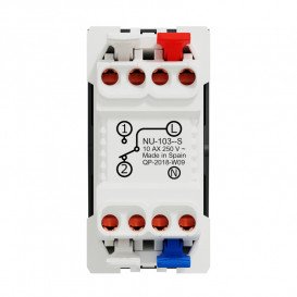 Выключатель проходной Schneider Electric Unica New 1-клавишный с нейтралью 1 модуль антрацит NU310354S