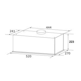 Вытяжка для кухни Granado Palamos 3603-1200 inox GCH536377